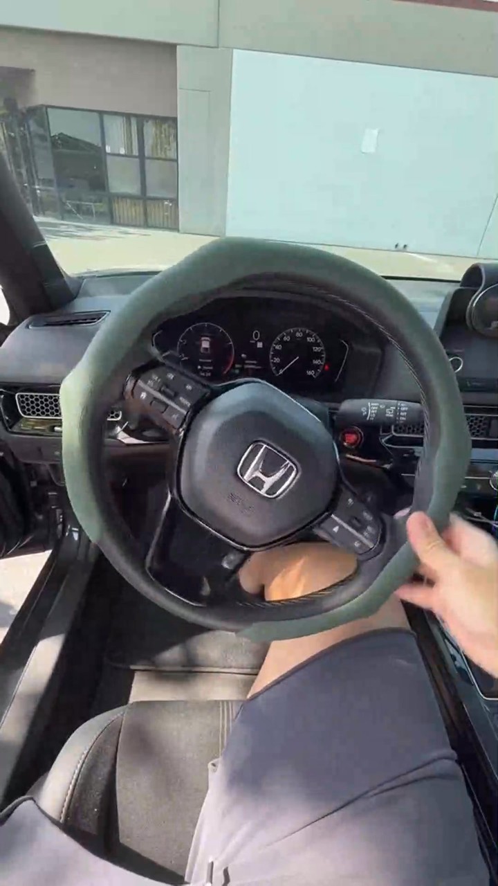 Nappa Leather car Steering wheel Cover