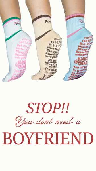 Grip socks that aren't boring