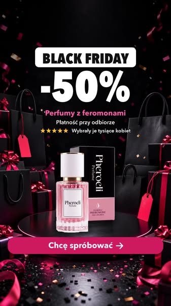 Czas na perfumy z feromonami: -50%