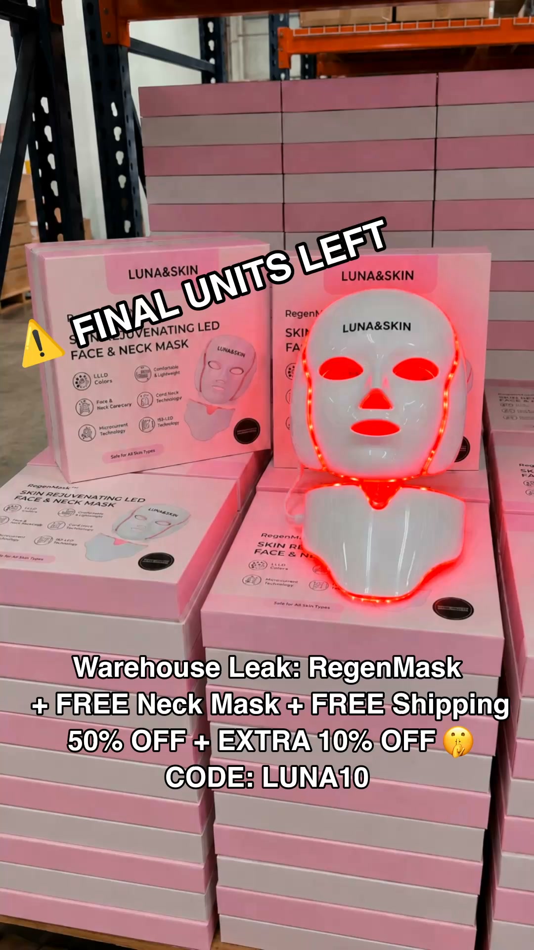7 LED Colours + Microcurrent for Firm, Lifted Skin