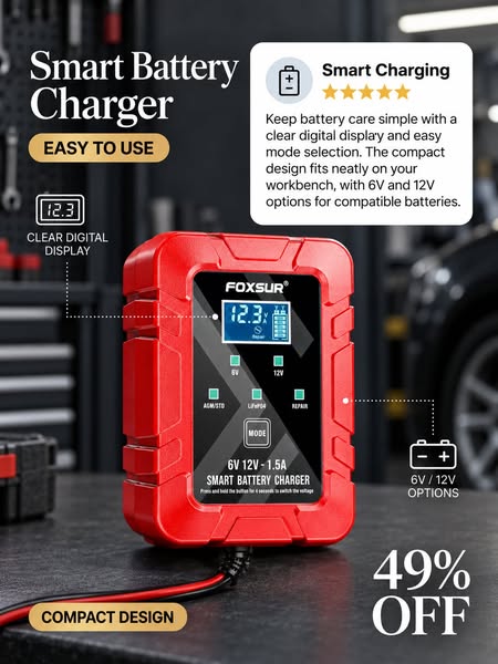 Hot SaleSmart Battery Charger