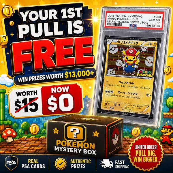 Get Your Free Pokémon Mystery Box!
