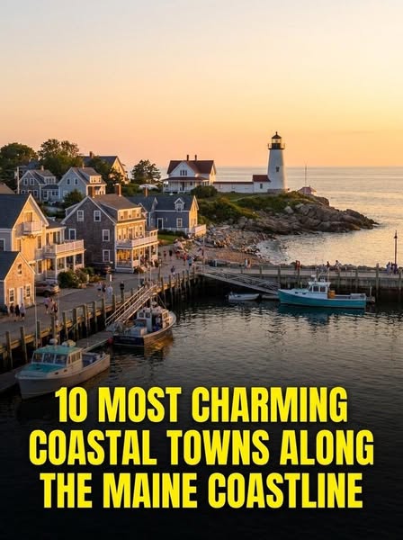 10 Most Charming Coastal Towns Along the Maine Coastline: Your Complete Guide