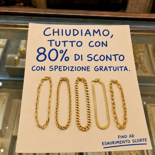 La liquidazione della collezione è già iniziata. Tornano i nostri prodotti più venduti!