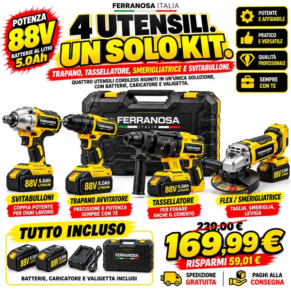 4 Attrezzi, 1 Solo Kit