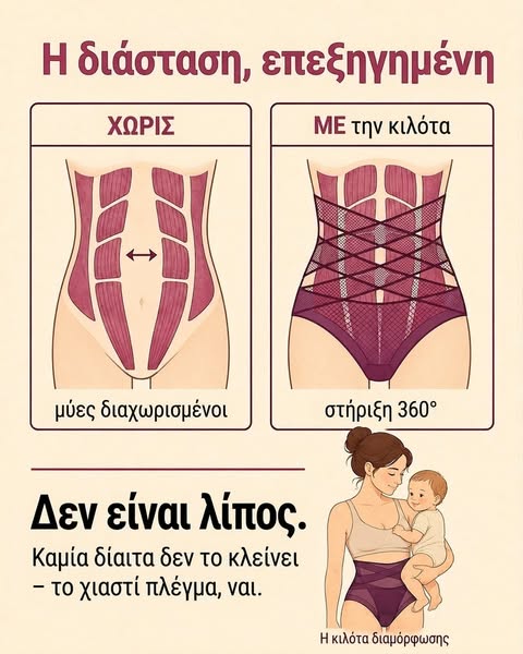 Η κοιλιά σου δεν είναι επίπεδος τοίχος. Είναι κύλινδρος.
