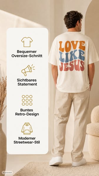 Love Like Jesus Oversize Shirt