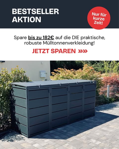 10% auf Mülltonnenbox-Bestseller