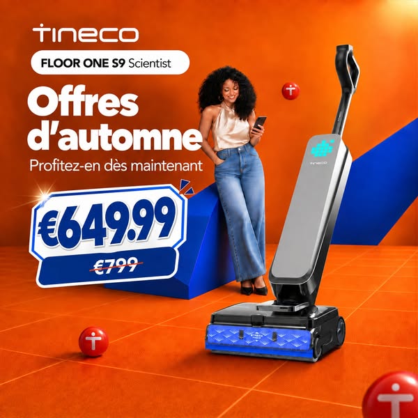 Les offres d’automne Tineco