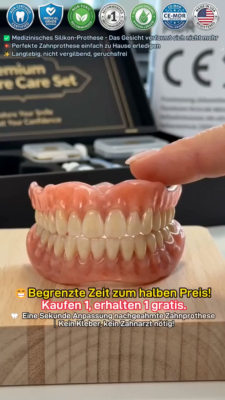 Nyugodtan lakmározzon kedvére! Mindössze egy műfogsorra van szüksége – ráadásul most különleges ajánlatok is elérhetők!