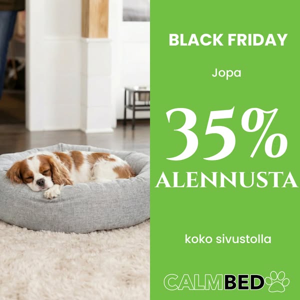 Black Friday 35 % alennusta