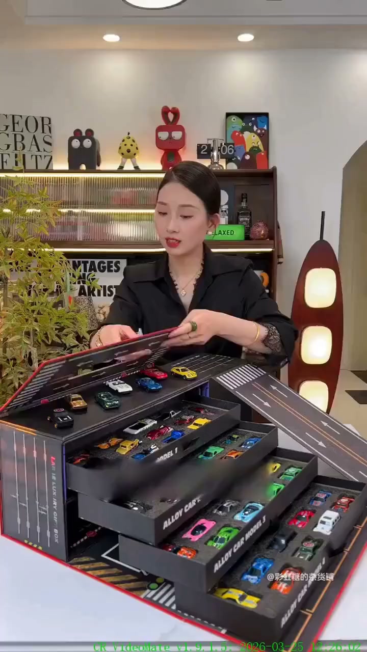 Foldable Toy Car Garage Play Set