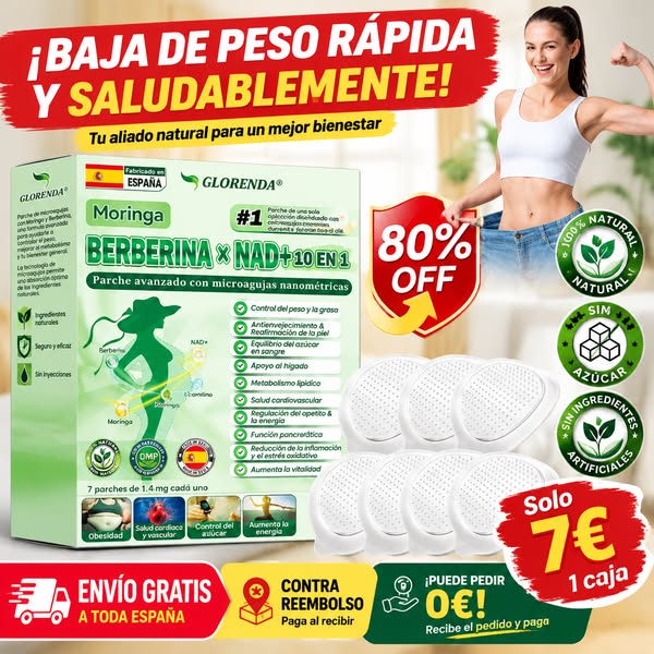 1 parche al día, sin pastillas ni inyecciones Tu aliado natural para el control de peso