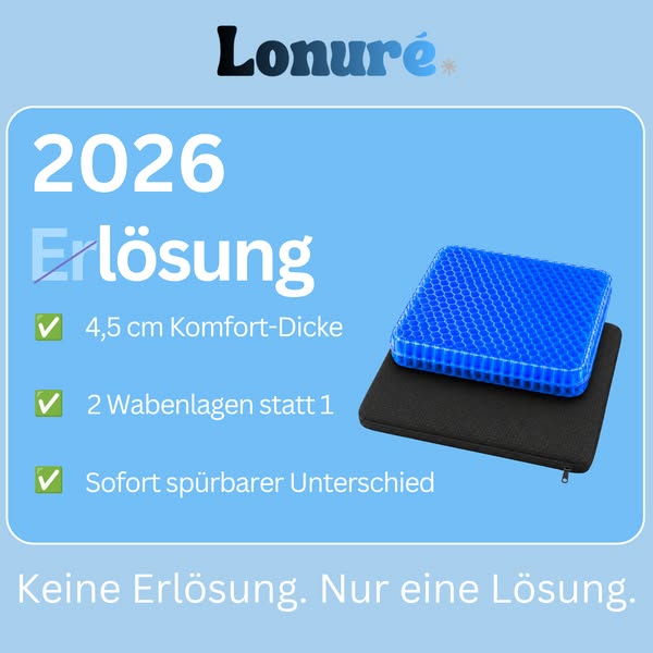 Keine Notlösung. Sondern 4,5 cm Komfort.