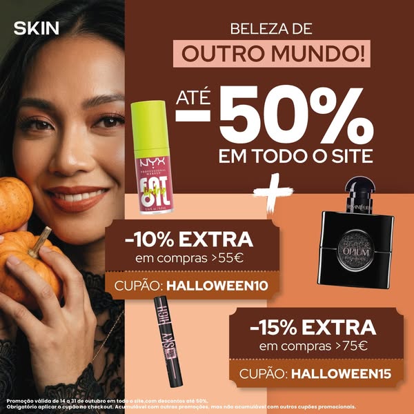 Cupão Especial de Halloween