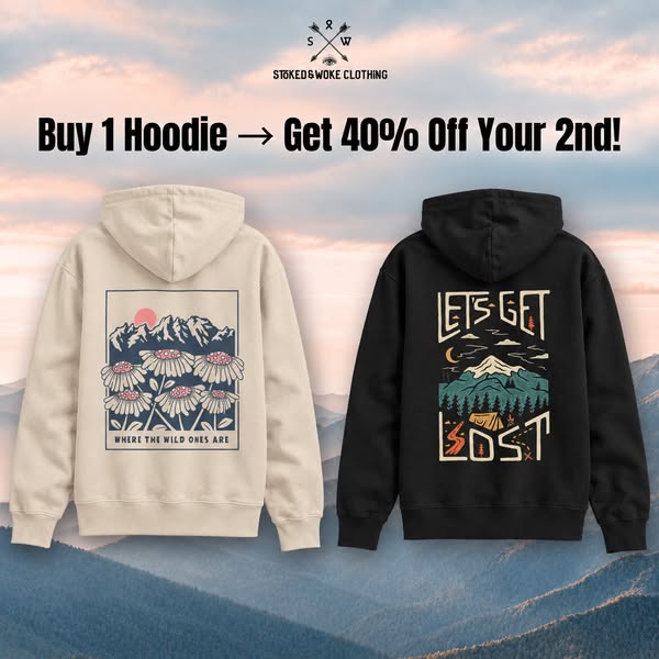 Buy 1 Hoodie, Get 2nd 40% Off