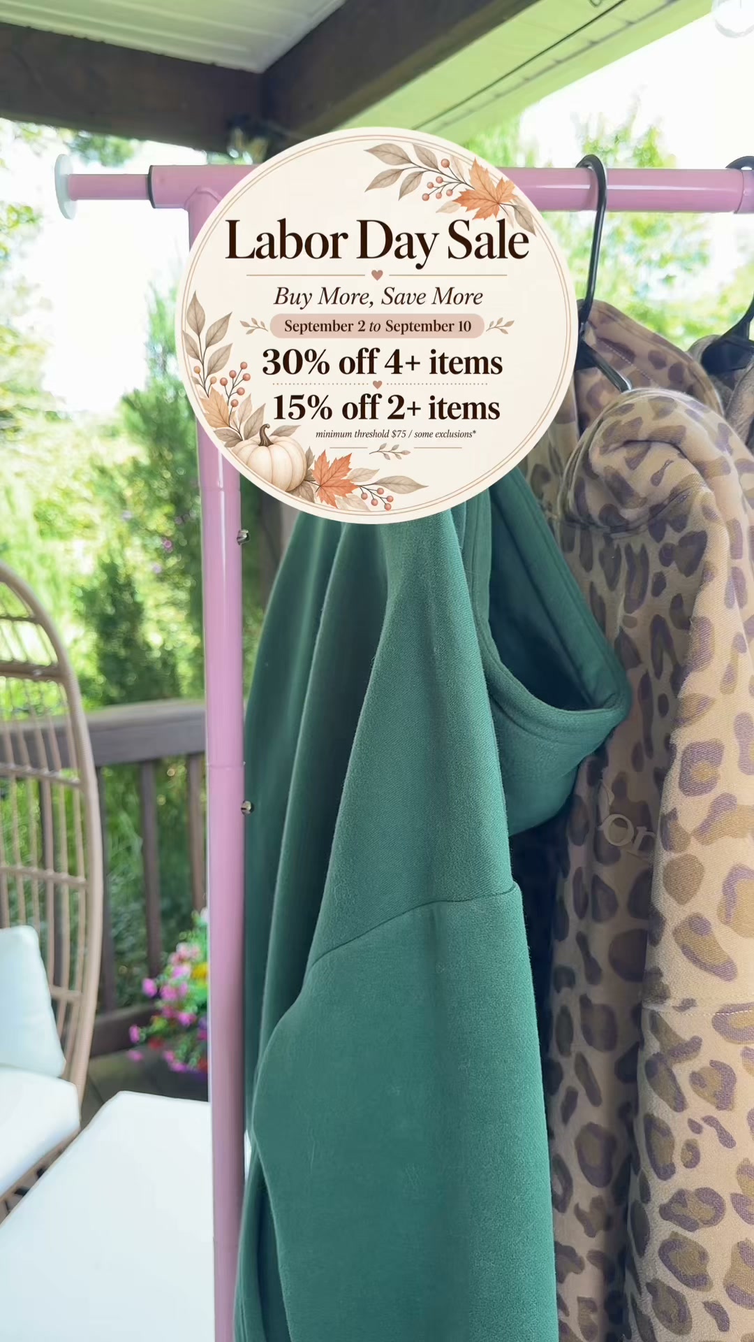 Up To 30% OFF* Apparel