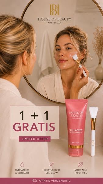 Nu tijdelijk: 1 + 1 GRATIS Inclusief gratis applicator brush.