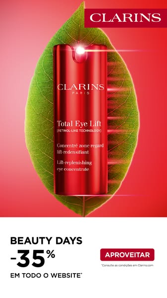 Beauty Days Clarins, com desconto de 35%