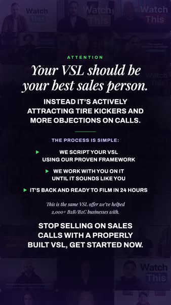 Your VSL Script For $97