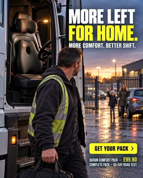 Baron Comfort Pack | HGV Seat Support & Massage UK