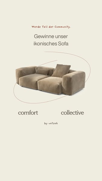 Gewinne unser ikonisches Sofa