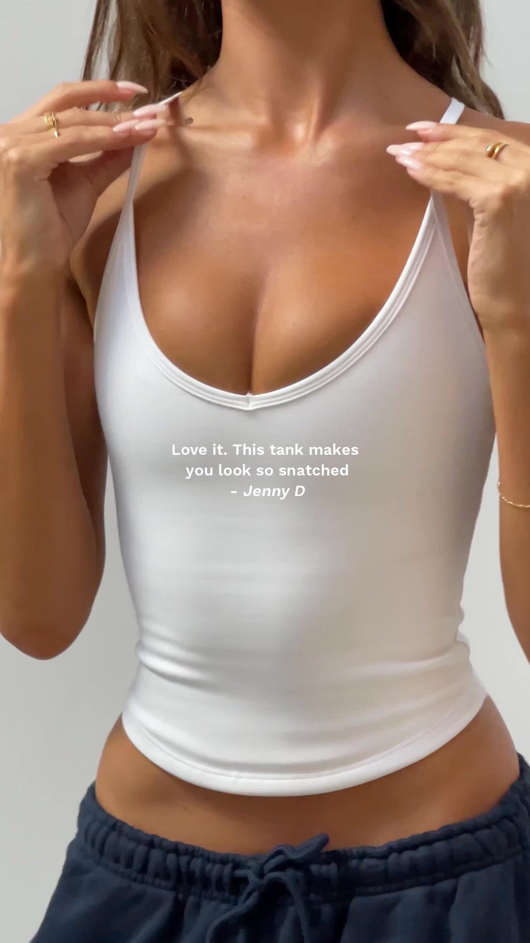 Serenity Sierra Crop | White