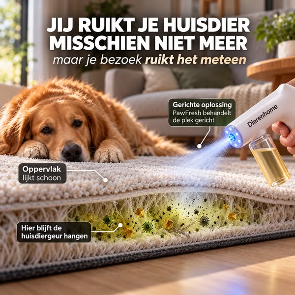 Pak huisdiergeurtjes bij de bron aan