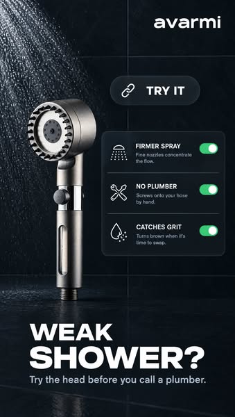 Firmer spray. No plumber.