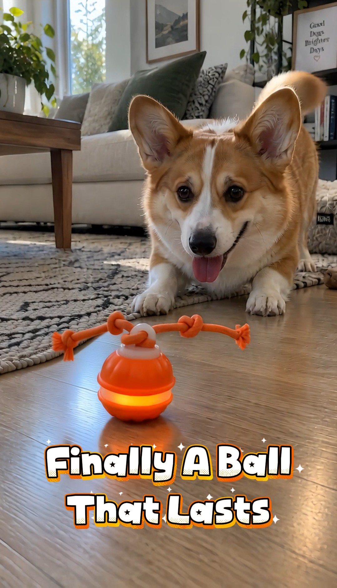 Interactive Dog Toys with Motion Activated, Squeaky Dog Toy Active Rolling Ball Wicked Ball for Daily Training,Used for cats and dogs, pet a