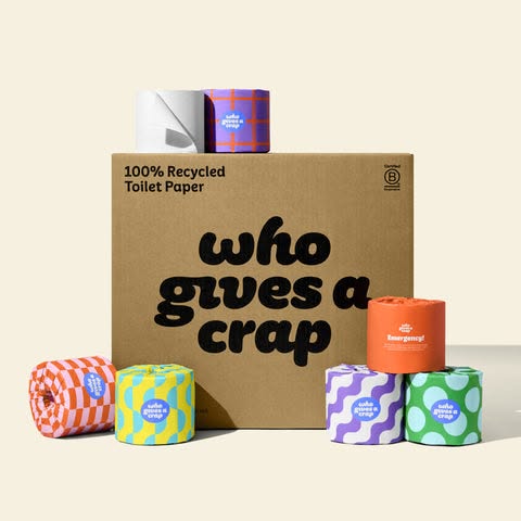 100% Recycled Toilet Paper | Who Gives A Crap UK