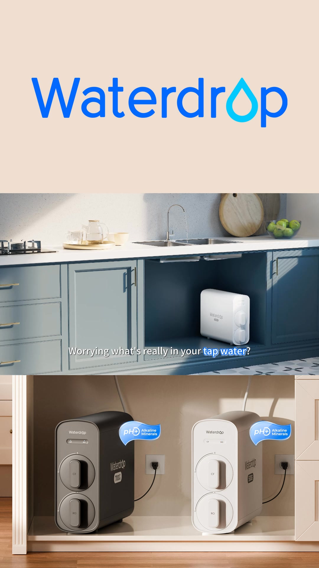 Pure Alkaline RO Water on Demand