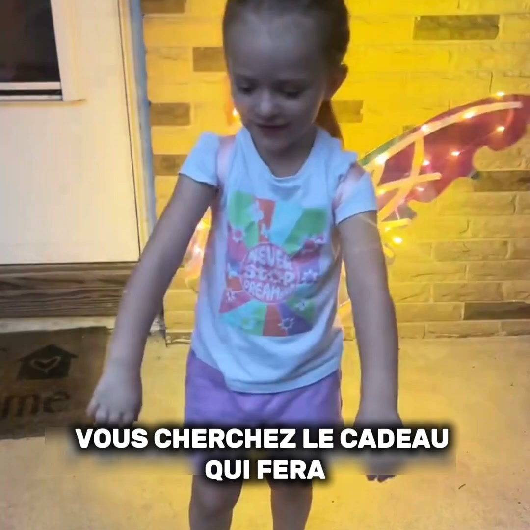 Le cadeau qui a fait briller ses yeux