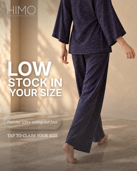 Stock running low in your size!