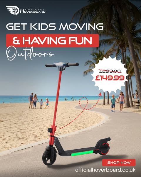 S31 Kids PRO ELECTRIC SCOOTER - LED Lights - 150W Power - High Performance