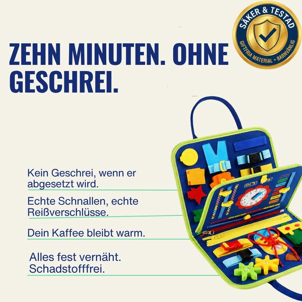 Bildschirmfreies Spielen, das Ruhe bringt