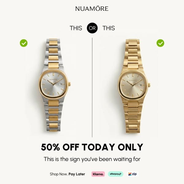 LIMITED TIME: 50% OFF