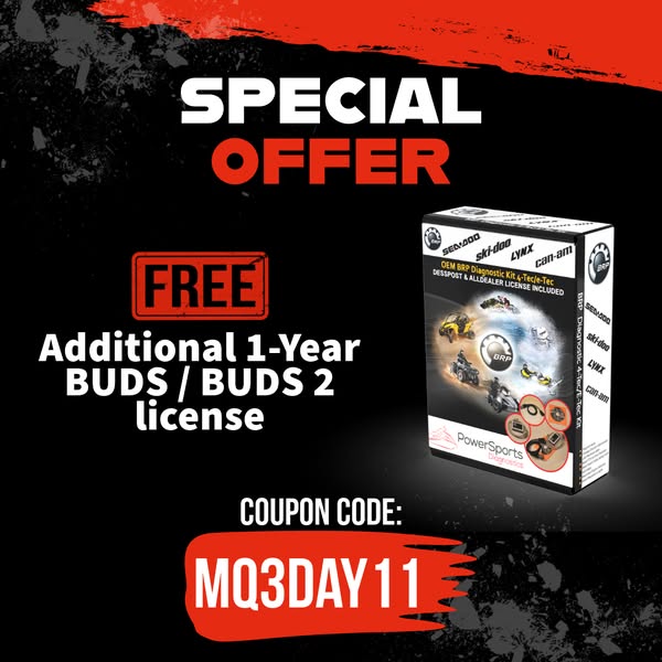 BRP Diagnostic Scanner with 2-years BUDS/BUDS2 License