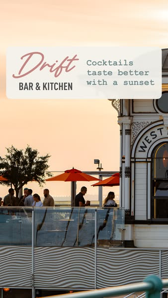 Sunset Drinks on Brighton Seafront