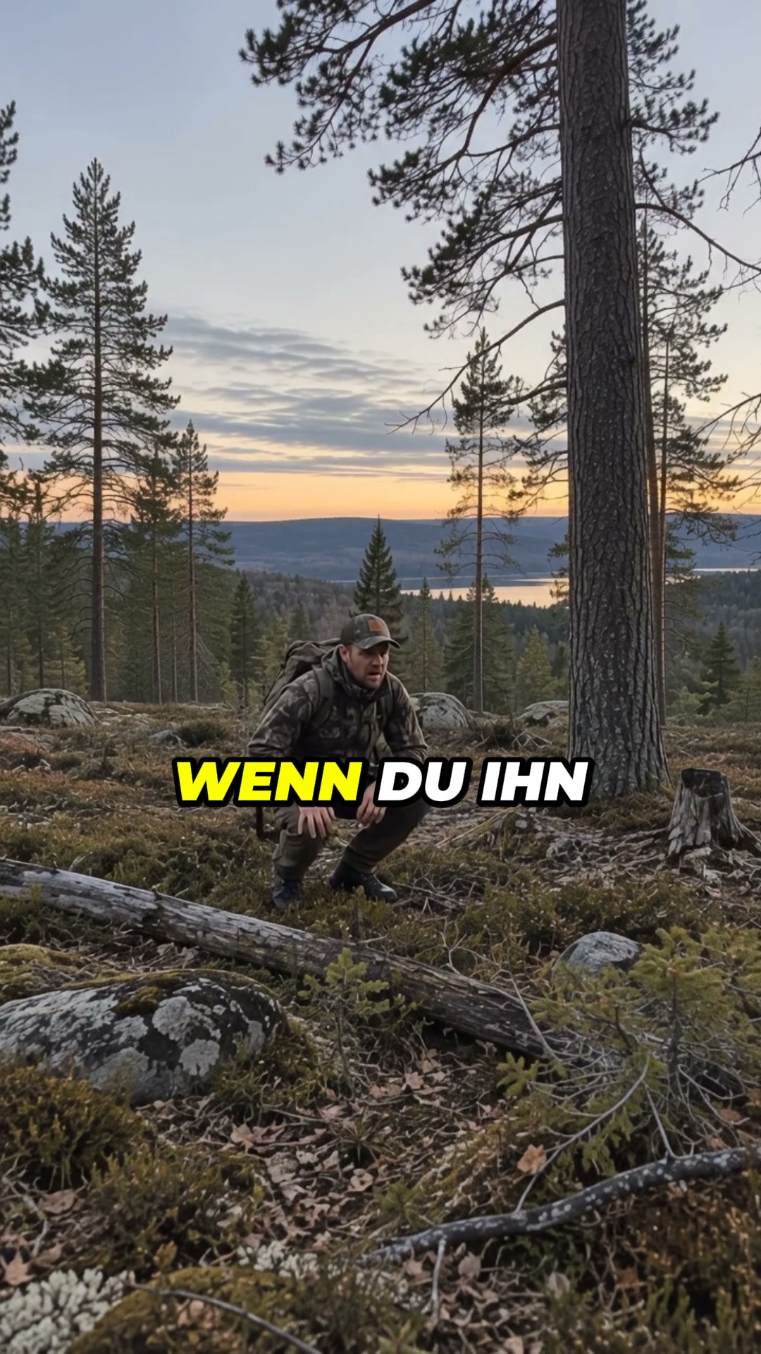 Der Stuhl bleibt im Auto. Der Baum nicht.