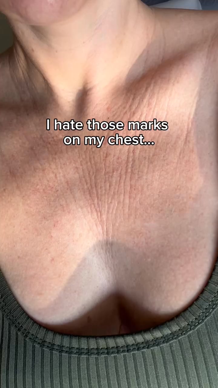 Wake up with smooth chest skin