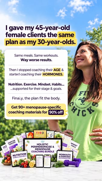(90% Off) Get the Holistic Menopause Coaching Bundle for less than an Amazon order!