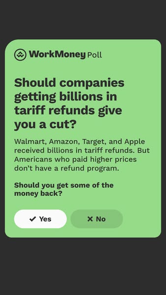 Tariff Refunds Poll