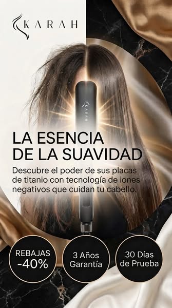 Consigue un cabello más pulido, brillante y sin frizz con tecnología profesional desde casa.