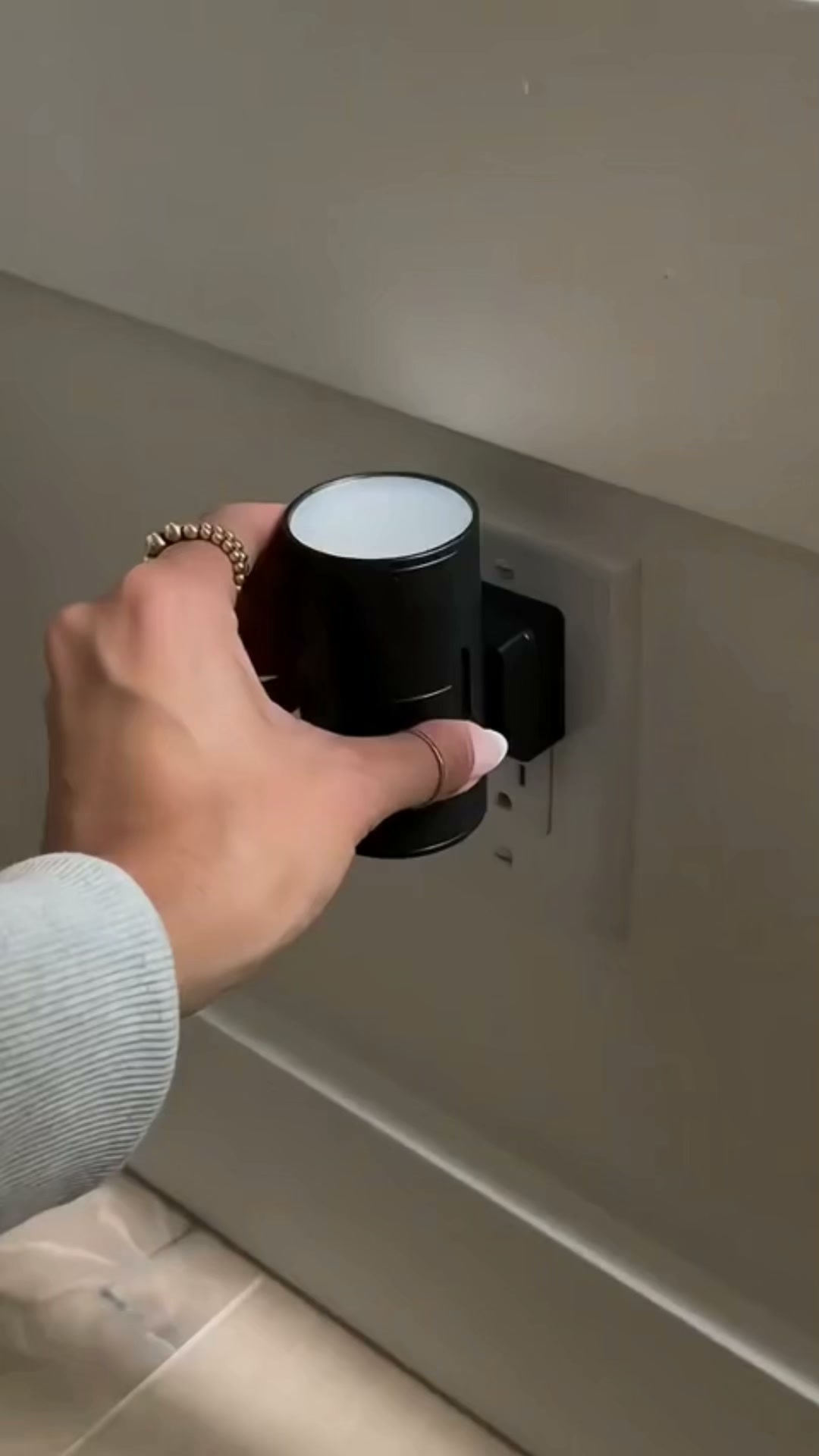 Light in the hallway — without drilling a single hole