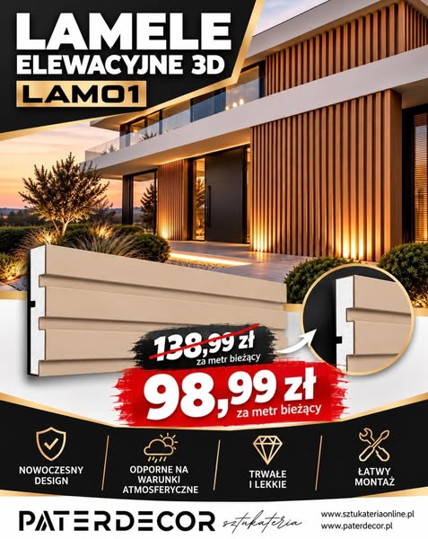 Lamel elewacyjny 3D 01