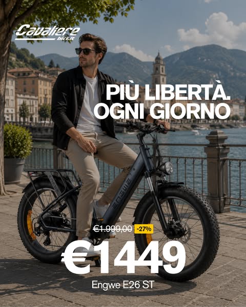 Engwe Bici Elettrica E-Bike E26 ST Unisex