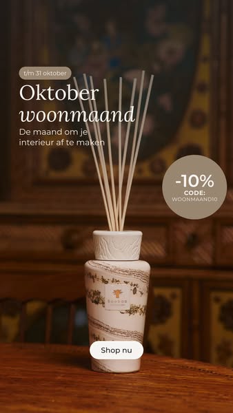 10% korting met WOONMAAND10