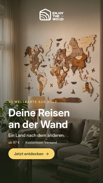 Holz-Wanddeko ab 97 € | Enjoy The Wood