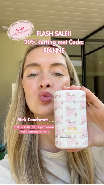 20% KORTING MET CODE RIANNE!